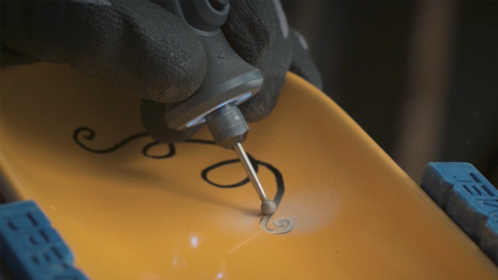 8000793837 - Detailbild_Fräser DREMEL® Arbeits-D.4,4mm Schaft-D.2,44mm diamantbestückt kugelförmig BOSCH