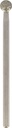 8000793837 - Detailbild5_Fräser DREMEL® Arbeits-D.4,4mm Schaft-D.2,44mm diamantbestückt kugelförmig BOSCH
