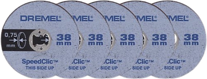 8000793901 - Detailbild4_Trennscheiben DREMEL® EZSpeedClic Arbeits-D.38mm Arbeits-T.14mm dünn f.Blech/Alu