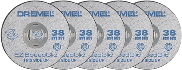8000793905 - Detailbild5_Metalltrennscheiben DREMEL® EZ SpeedClic Arbeits-D.38mm Arbeits-T-14mm 5St.