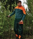 4000381003 - Detailbild_Schnittschutzlastzhose Basic Gr.52 grün/leuchtorange SCHEIBLER