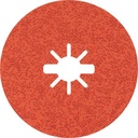 8000859484 - Detailbild_Fiberscheibe EXPERT R782 Prisma Ceramic D.125mm Körnung 36 X-LOCK 5 St. BOSCH