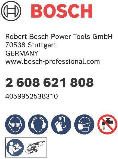 8000859484 - Detailbild5_Fiberscheibe EXPERT R782 Prisma Ceramic D.125mm Körnung 36 X-LOCK 5 St. BOSCH