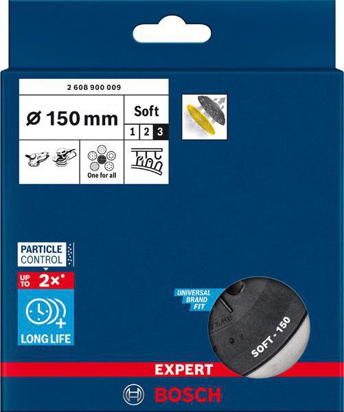 8000859500 - Detailbild_Stützteller EXPERT Universal-Multi-Loch D.150mm weich BOSCH