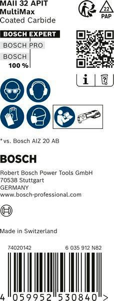 8000859510 - Detailbild2_Tauchsägeblatt EXPERT MultiMax MAII 32 APIT B.32mm Eintauch-T70mm Carbide 10 St.