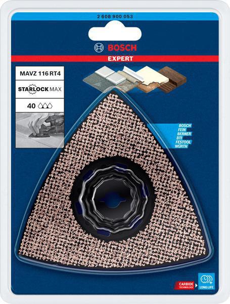 8000859520 - Detailbild5_Schleifplatte EXPERT Sanding Plate MAVZ 116 RT4 D.116mm Carbide-RIFF BOSCH