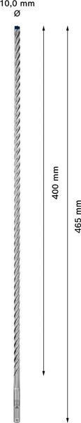 8000859545 - Detailbild4_Hammerbohrer Expert SDS plus-7X D.10mm Arbeits-L.550 L.600mm BOSCH