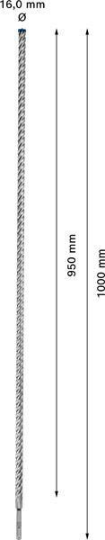 8000859558 - Detailbild5_Hammerbohrer Expert SDS plus-7X D.16mm Arbeits-L.950 L.1000mm BOSCH