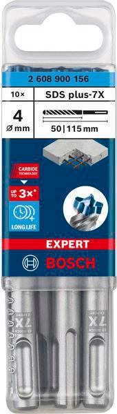 8000859569 - Detailbild_Hammerbohrer Expert SDS plus-7X D.4mm Arbeits-L.50mm L.115mm 10 St.BOSCH