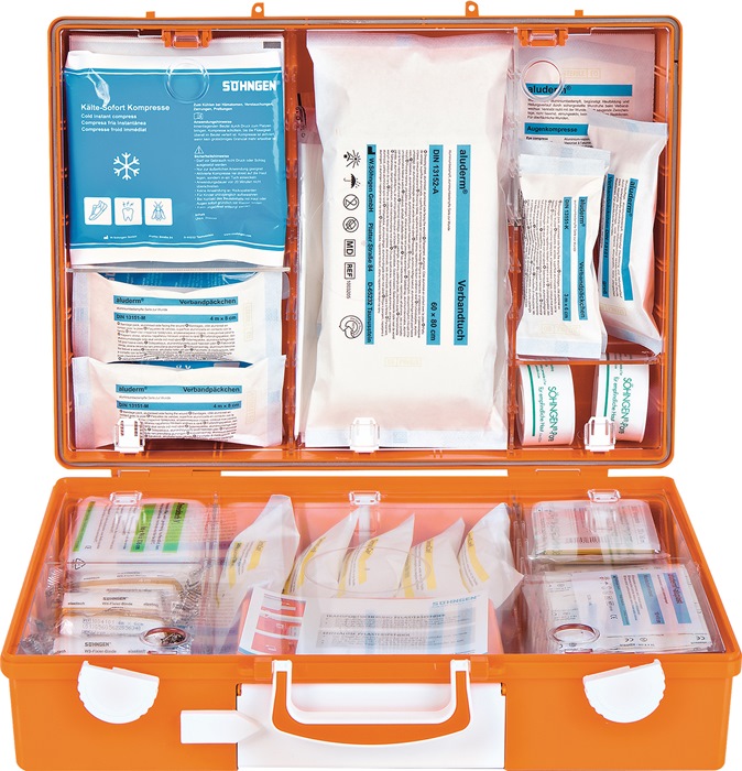 4000386002 - Detailbild_Erste Hilfe Koffer Advocat B400xH300xT150ca.mm orange SÖHNGEN