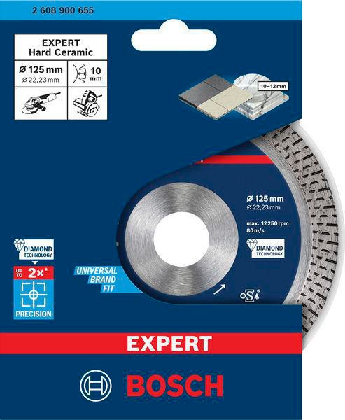 8000859731 - Detailbild4_Diamanttrennscheibe EXPERT HardCeramic X-LOCK D125mm 22,23mm Schnitt-B.1,4mm