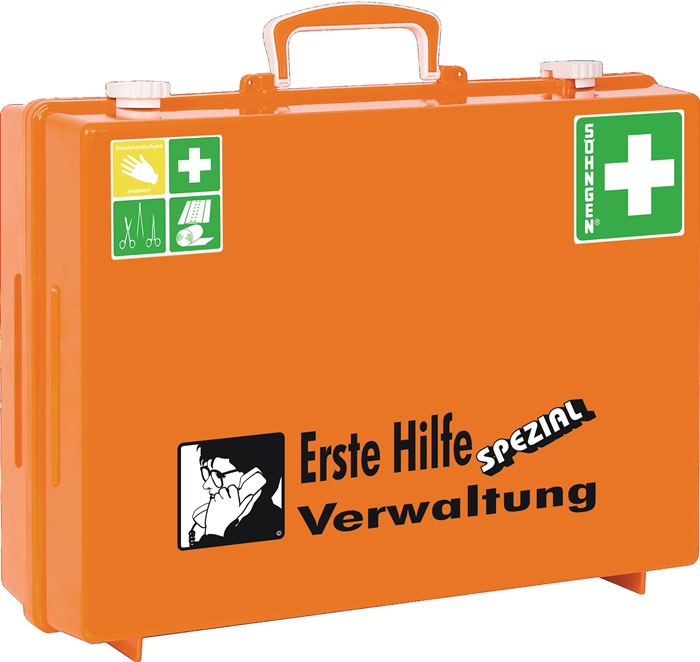 4000386038 - Detailbild_Erste Hilfe Koffer Beruf SPEZIAL Verwaltung B400xH300xT150ca.mm orange SÖHNGEN
