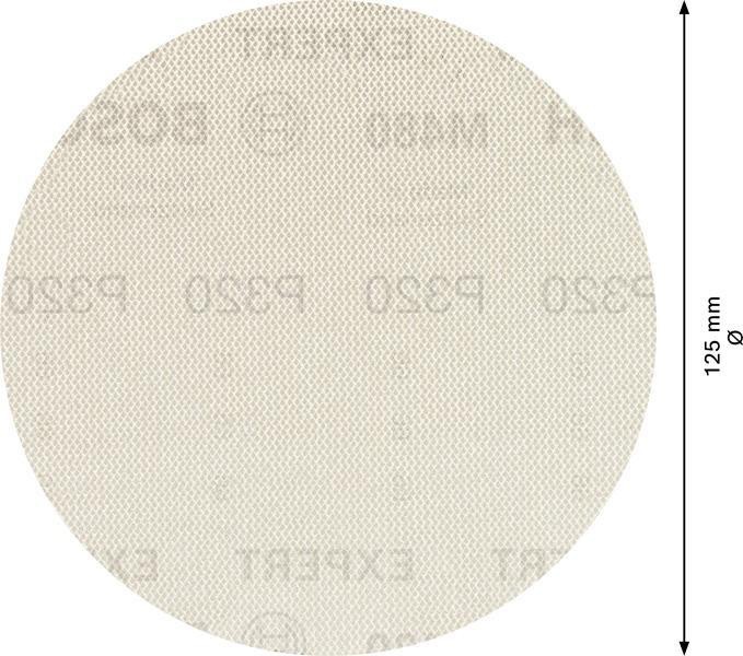 8000859755 - Detailbild2_Netzschleifscheibe Expert M480 D.125mm Körnung 320 f.Exzenterschleifer BOSCH