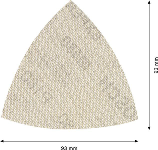 8000859776 - Detailbild_Netzschleifscheibe EXPERT M480 Abm.93mm Körnung 180 f.Deltaschleifer 5 St. BOSCH