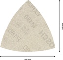 8000859776 - Detailbild_Netzschleifscheibe EXPERT M480 Abm.93mm Körnung 180 f.Deltaschleifer 5 St. BOSCH