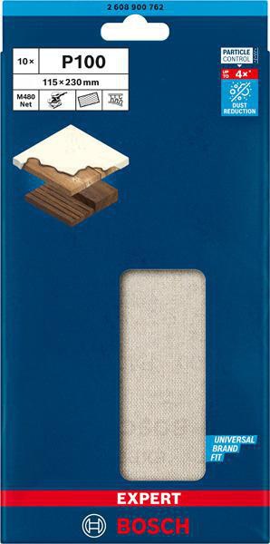 8000859818 - Detailbild_Netzschleifscheibe EXPERT M480 Abm.115x230mm Körnung 100 f.Exzenterschl. 10 St.