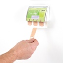 4000386446 - Detailbild_Pflasterspender QuickFix® UNO B130xH85xT35ca.mm transp.PLUM