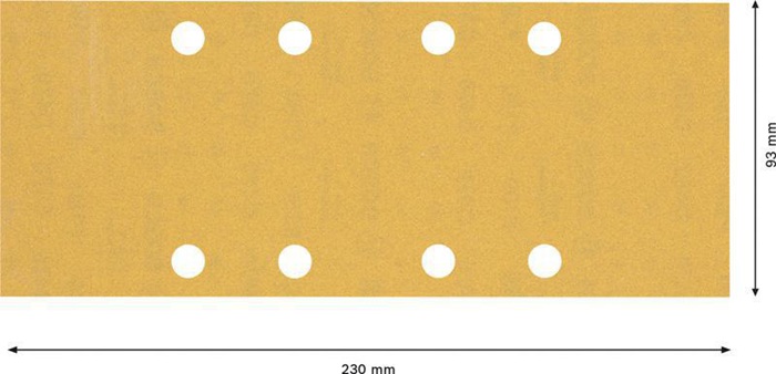 8000859893 - Detailbild5_Schleifpapier EXPERT C470 Abm.93x230mm Körnung 180 8Löcher 10 St. BOSCH