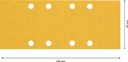 8000859894 - Detailbild2_Schleifpapier EXPERT C470 Abm.93x230mm Körnung 240 8Löcher 10 St. BOSCH
