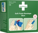 4000386487 - Detailbild_Soft Foam Bandage selbsthaftend elastisch,blau Rl.6cmx4,5m CEDERROTH