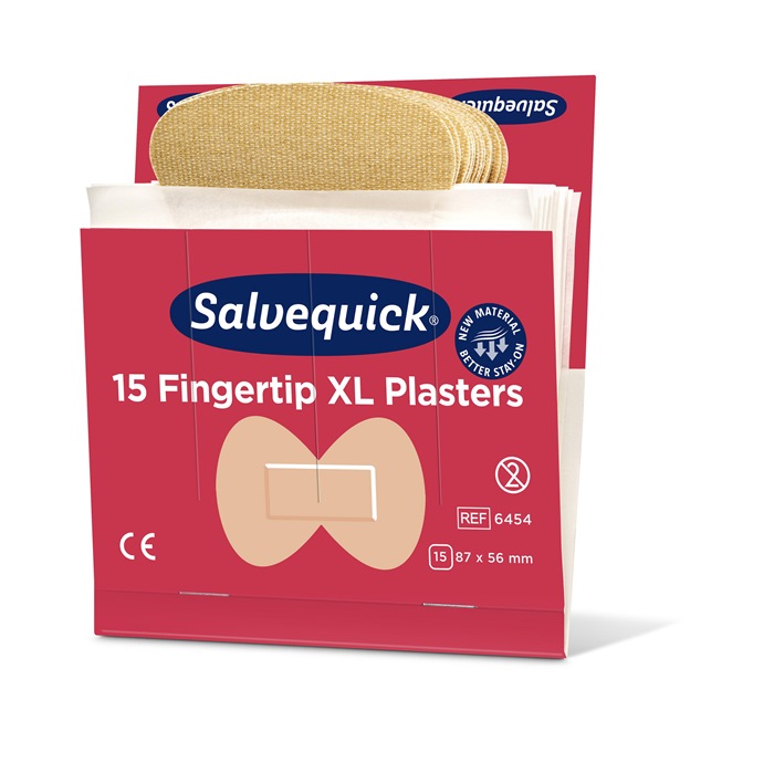4000386490 - Detailbild2_Pflasterstrips Salvequick elastisch 6 Nachfüllpack.je 15 St.SALVEQUICK