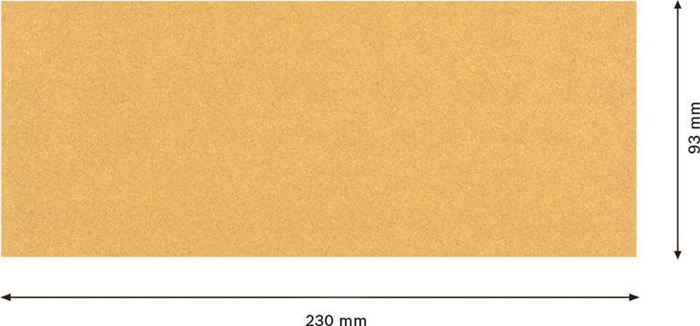8000859929 - Detailbild2_Schleifpapier EXPERT C470 Abm.93x230mm Körnung 100 ohne Löcher 10 St. BOSCH