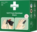 4000386493 - Detailbild_Soft Foam Bandage selbsthaftend elastisch,schwarz Rl.6cmx4,5m CEDERROTH