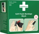 4000386493 - Detailbild2_Soft Foam Bandage selbsthaftend elastisch,schwarz Rl.6cmx4,5m CEDERROTH