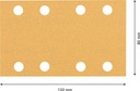 8000859936 - Detailbild_Schleifpapier EXPERT C470 Abm.80x133mm Körnung 100 8Löcher 10 St. BOSCH