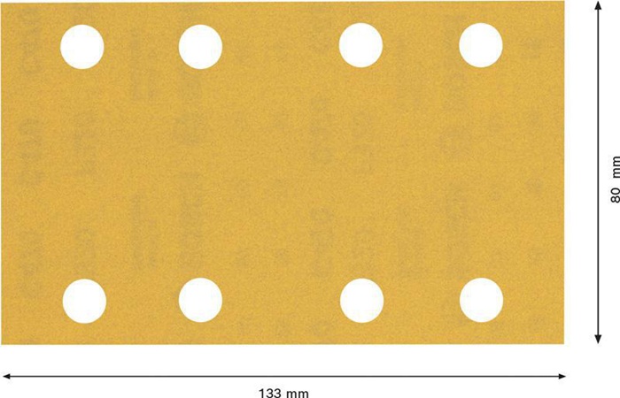 8000859940 - Detailbild5_Schleifpapier EXPERT C470 Abm.80x133mm Körnung 320 8Löcher 10 St. BOSCH