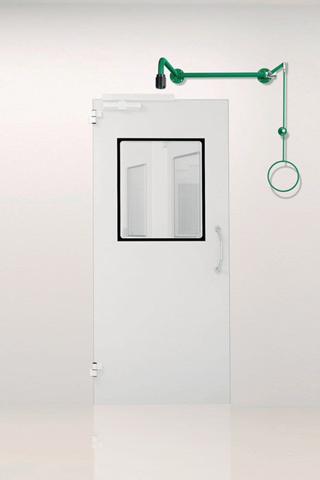 4000387011 - Detailbild_Notdusche Classicline m.Zugst.Über-Tür-Montage Anschl.3/4 IG Zoll B-SAFETY
