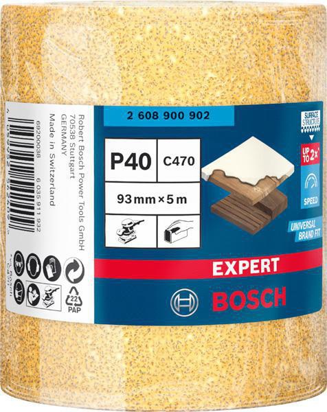 8000859958 - Detailbild3_Schleifpapierrolle EXPERT C470 B.93mm L.5m Körnung 40 f.Handschleifen BOSCH