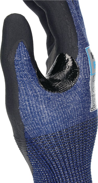 4000391285 - Detailbild2_Schnittschutzhandschuhe Schnittstop Pro Gr.9 blau/schwarz EN 388 PSA II PRO FIT