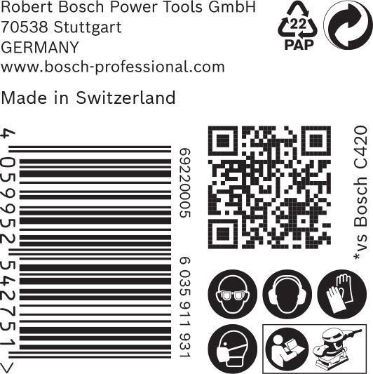 8000859993 - Detailbild3_Schleifpapier EXPERT C470 Abm.83x186mm Körnung 80 8Löcher 50 St. BOSCH