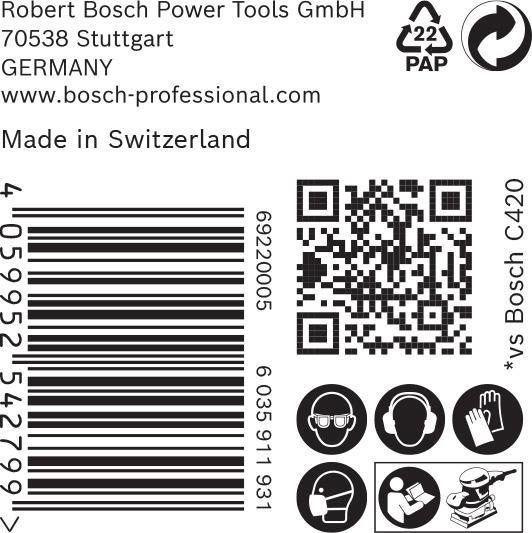 8000859997 - Detailbild5_Schleifpapier EXPERT C470 Abm.83x186mm Körnung 400 8Löcher 50 St. BOSCH