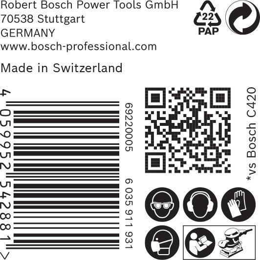 8000860006 - Detailbild5_Schleifpapier EXPERT C470 Abm.115x230mm Körnung 400 14Löcher 50 St. BOSCH