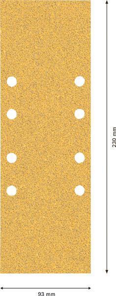 8000860062 - Detailbild4_Schleifpapier-Set EXPERT C470 10tlg. Abm.93x230mm Körnung 3x60/4x80/3x120 BOSCH
