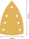 8000860068 - Detailbild_Schleifpapier EXPERT C470 Abm.100x150mm Körnung 180 7Löcher 10 St. BOSCH