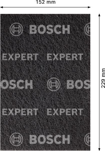 8000860124 - Detailbild5_Vliespad EXPERT N880 Abm.152x229mm schwarz Extra Cut S f.Handschleifen BOSCH