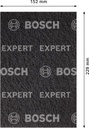8000860124 - Detailbild5_Vliespad EXPERT N880 Abm.152x229mm schwarz Extra Cut S f.Handschleifen BOSCH