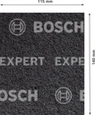 8000860133 - Detailbild4_Vliespad EXPERT N880 Abm.115x140mm schwarz Medium S f.Handschleifen 2 St. BOSCH
