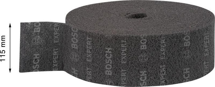 8000860142 - Detailbild5_Vliesrolle EXPERT N880 B.115mm L.10m schwarz Medium S f.Handschleifen 10St.BOSCH