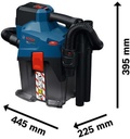 4000391940 - Detailbild_Akku-Sauger PRO GAS18V-6LS 18V 36,0l/s 129mbar 4,5l BOSCH