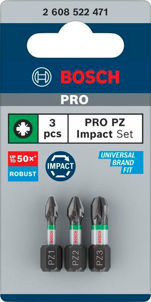 8000882990 - Detailbild3_Bits PRO PZ1-3 L.25mm 3St. BOSCH