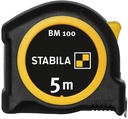 8000911832 - Detailbild_Taschenrollbandmaß BM 100 L.5m B.19mm mm/mm EG II ABS/TPE Metall-Clip STABILA