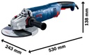 8001269164 - Detailbild_Winkelschleifer GWS 24-230 JZ Prof.230mm 2400 W 6500min-¹ BOSCH