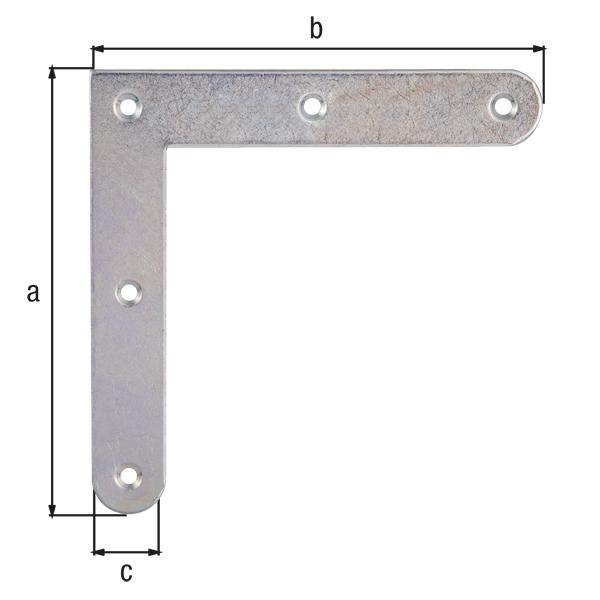 8001514135 - Detailbild_Eckwinkel L.120x120mm B.20mm S.2mm STA galv.verz.d.pass.GAH