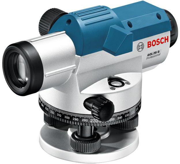 8002378378 - Detailbild3_Nivelliergerät GOL 20G Arbeitsber. 60m IP54 3mm/30m m.Stativ/Messlatte BOSCH
