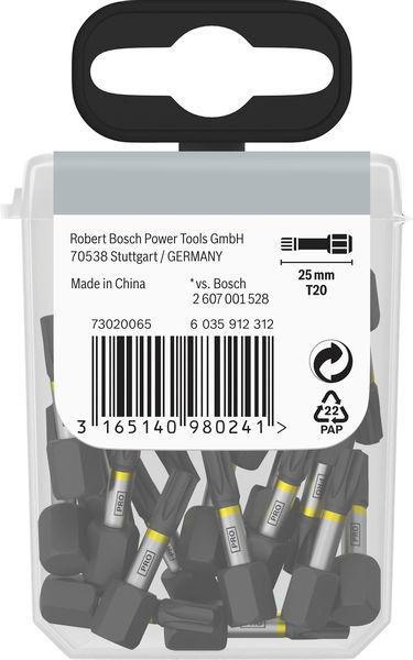 8002378470 - Detailbild_Bits PRO T20 L.25mm f.Schraubendreher 25 St. BOSCH