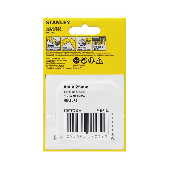 8002396249 - Detailbild2_Taschenrollbandmaß Compact Pro L.8m B.25mm EG II (± 0,5 mm/m) STANLEY
